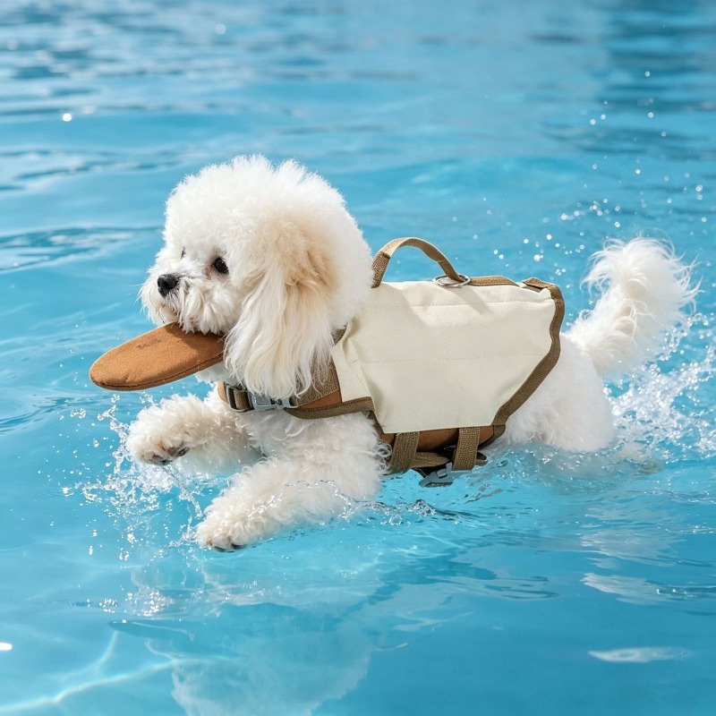 Dog Life Jacket with Rescue Ha - Life Jacket Buoyancy 评论和价格